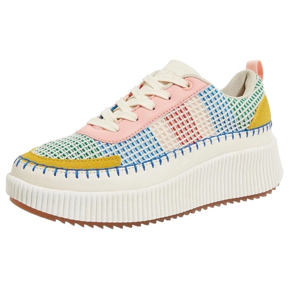 TOP Moda Shoes - TOP Moda Multicolored Embroidered Sneakers